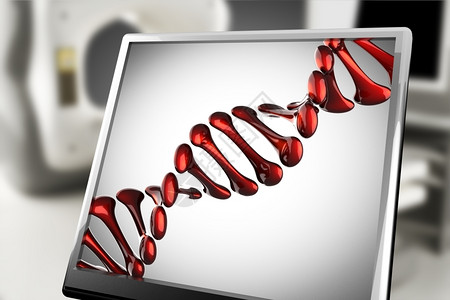遗传上制药学实验室中的DNA监测模型DNA图片