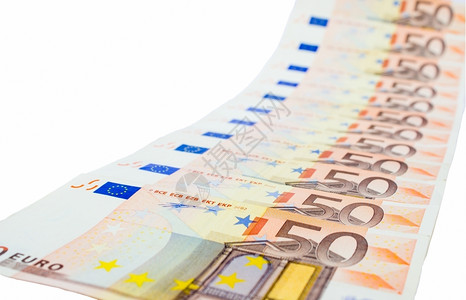 富裕欧洲数字50元纸币对角行线图片