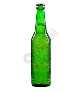 啤酒瓶绿色单落子苹果酒降低图片