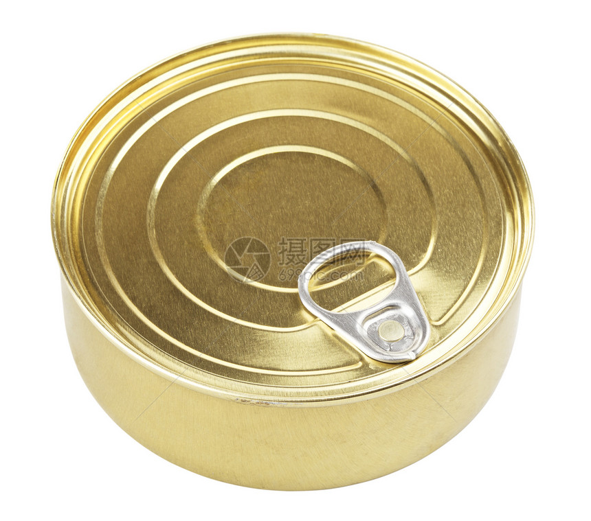 戒指食物养护带密钥的有键在白色背景上孤立的等效图片