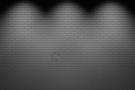 砖强装饰风格土壤材料3d让白点灯亮在灰砖块墙底壁上设计图片
