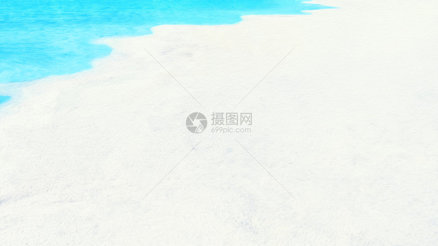 阳光白色沙滩图片