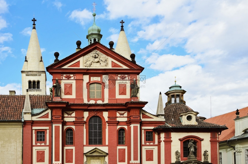建筑学历史捷克布拉格的圣乔治斯库大教堂老的图片