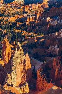 悬崖美国犹他州布莱斯峡谷公园民结石图片