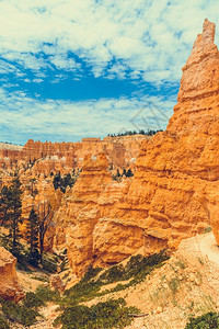 美国犹他州布莱斯峡谷公园民联合的风景优美图片