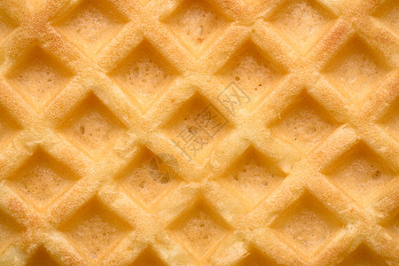 食物关闭荷兰Waffle背景甜点小吃图片