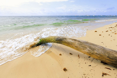 安宁加勒比海热带岛屿天堂的景象假期图片