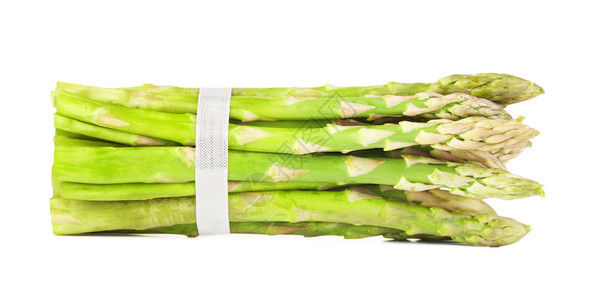 饮食被隔离在绿色的白Asparagus群中说谎美味的图片
