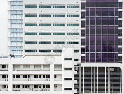 商业的外部天泰国市中心区现代办公楼化图片
