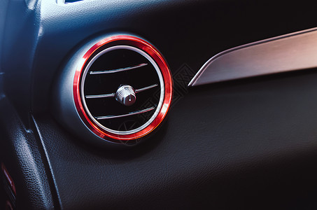 汽车的现代空调机房控制板在室内车辆图片