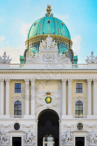 小号奥地利维也纳霍夫堡皇宫圣迈克尔斯建筑学纪念碑图片