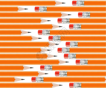 工作一套钢笔彼此随附着组织静止的图片