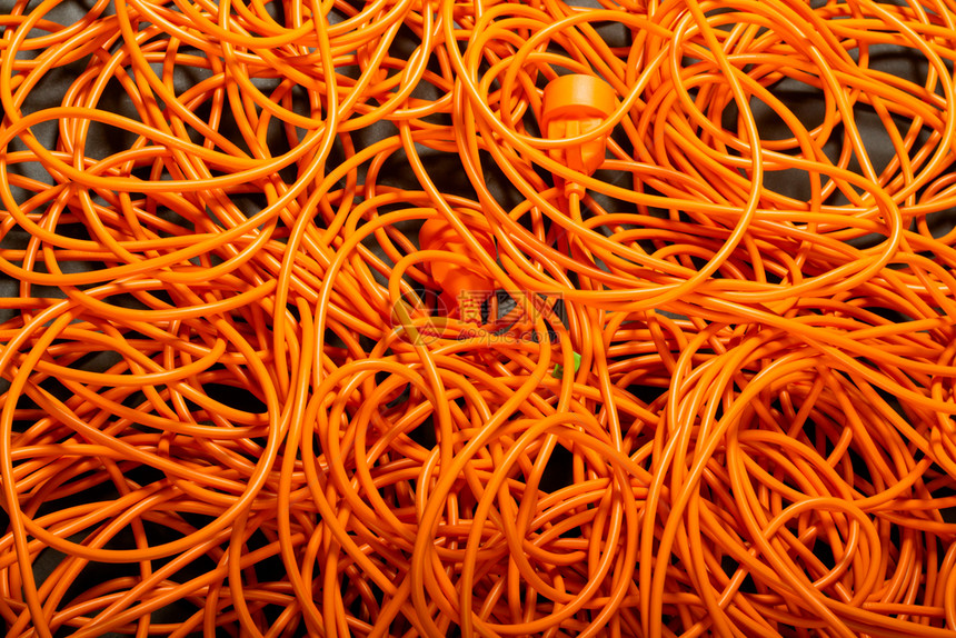 橙色抽象电缆背景有趣的浅光拷贝粘贴纹理和自然多彩的交融活力复制电的图片