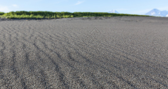 黑色的结石关于太平洋的黑沙滩摄影户外图片