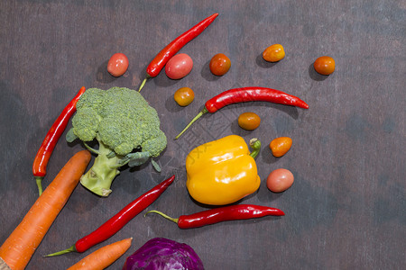蔬菜热量各种样的健康饮食背景概念图片