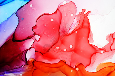 颜料着色液体酒精墨水抽象背景宏观照片图片