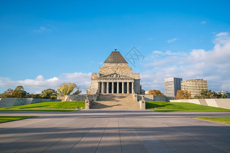 古典博物馆象征纪念在澳大利亚墨尔本举行的第一次世界大战二纪念馆的仪式图片