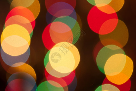 领域重点派对闪耀明亮的彩色圣诞光灯抽象背景图片