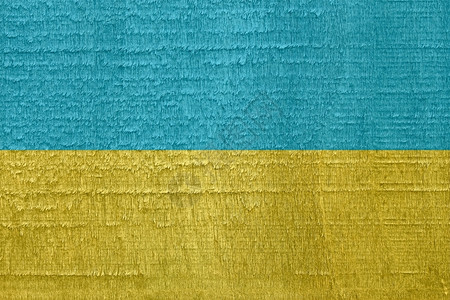 艺术独立的荣耀乌克兰老旧的爱者乌克兰旗挂在旧干木柴谷物质条上的乌克兰图片