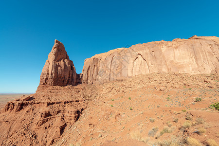 美国古迹谷红岩夏日明亮的美国故事狩猎地质学图片