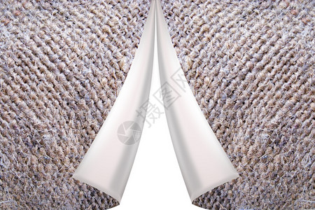 粗糙的细节织物灰色纹理上的两双对称大腿纺织品图片