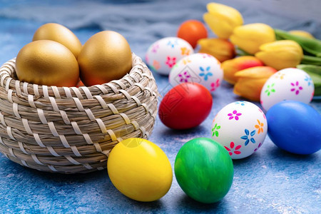 春天星期日复活节鸡蛋日快乐的打猎装饰品孩子图片