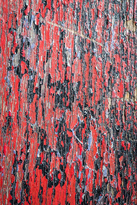 有质感的老红色和黑漆的木色材料抽象的图片
