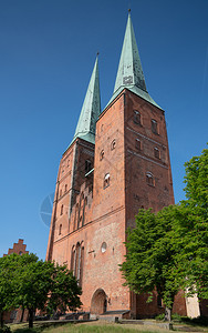 建成德国卢贝克汉萨城大教堂德国欧洲宗教老的图片