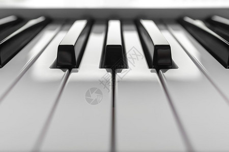 声音的乐键盘黑白的密钥上有文本复制空间的近切细节音乐会旋律图片
