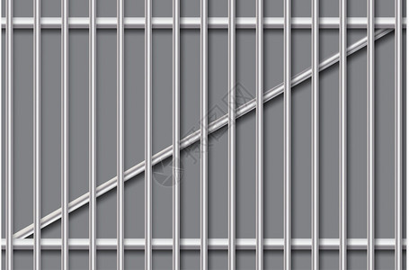 监狱栅栏用于织物设计的逼真金属棒格子保护图标金属格栅安全图标矢量插库存片EPS10用于织物设计的逼真金属棒格子保护图标金属格栅安全图标矢插画