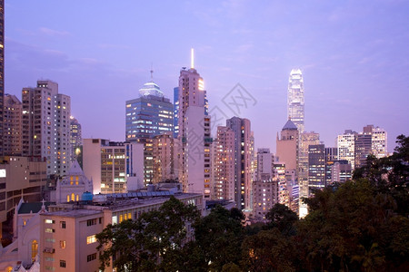 城市的邻里钟环中区天线香港亚洲央图片