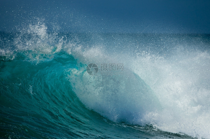 海洋波浪天气冲环境的图片