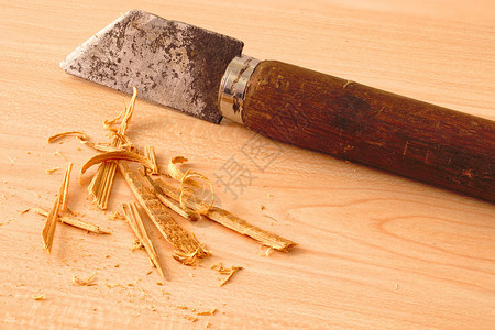 表格上的工作用木具在职的切割专业图片