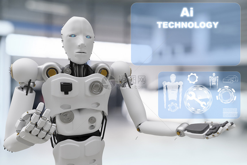 运输工业的指点机器人网络未来具有汽车检查修业理的人类机体从而进行检查员保险养机械维修器人服务技术的维修工作例如图片