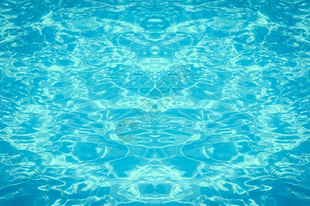 蓝色水浪平滑纹理背景图夏天冷静的波浪图片