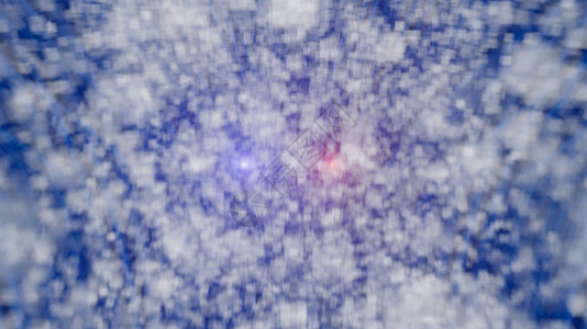 抽烟宽蓝色激光空间中的烟雾效应4kuhd3d插图背景用激光灯形成烟雾插图背景超高清安静的背景图片