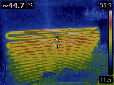 热像图活力室内的隔墙辐射光热检查下谱图背景