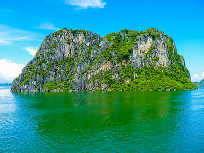假期在越南的哈隆湾HalongBay水东南图片