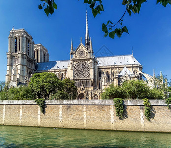 巴黎圣母院大教堂引用天主圆顶欧洲法国旅游图片