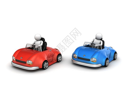 车饰品两辆赛车好玩的微机器系列小型的乐趣有设计图片