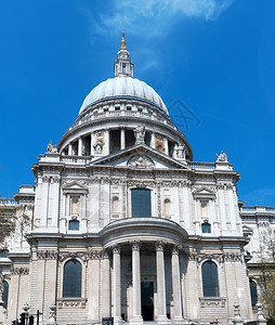 克里斯托弗雷恩伦敦圣保罗大教堂鹪天花板地标图片