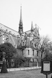 镇钟楼历史法国西特岛巴黎大教堂圣母院法国高清图片