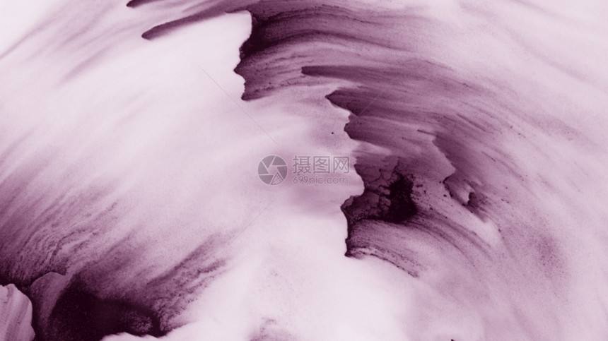 装饰创作紫色手画笔刷白布丰富多彩的白色图片