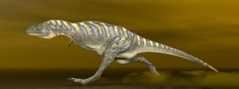 奥帆博物馆巨大的步行爬虫木星恐龙在棕色底的土上行走木星恐龙3D制成设计图片