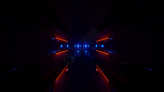 拉长展示黑暗冒险卢明铁路门户4kuhd3d插图背景现代长距离激光射程插图背景技术黑暗的设计图片