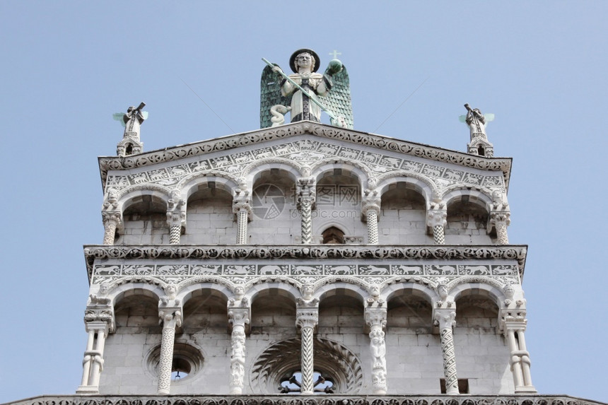 旅游意大利卢卡福罗教堂圣米歇尔托斯卡纳欧洲图片