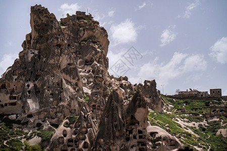 建筑学乌奇萨土耳其卡帕多西亚戈雷梅乌希萨尔城堡古普图片