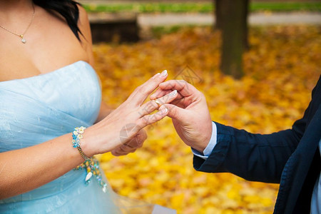 键新郎手将结婚戒指戴在新娘手上郎将结婚戒指戴在新娘手上丈夫成人图片