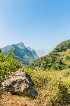 放松山毛榉美丽的泰国清迈DoiLuang清道山地貌泰国清迈图片