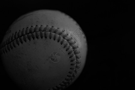 老棒球的特写镜头圆形单身竞技图片